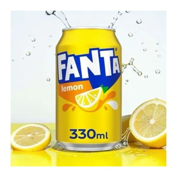 Fanta Lemon citrom ízű szénsavas üdítőital 330 ml-es dobozban