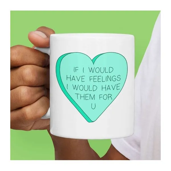 Feelings for U feliratú kerámia bögre