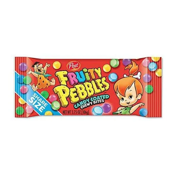 Fruity Pebbles Candy Coated Chewy Bites gyümölcsös cukorka 106 g-os kiszerelésben