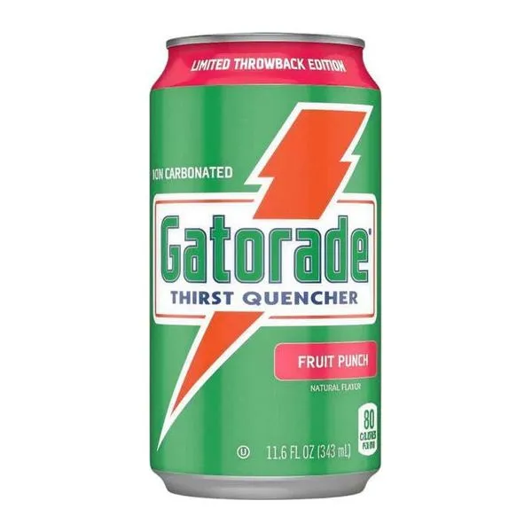 Gatorade Fruit Punch gyümölcspuncs ízű sportital 343 ml-es palackban