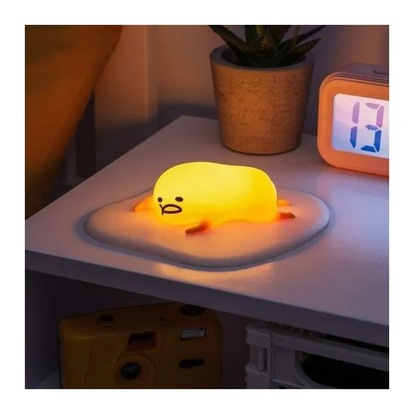 Gudetama lusta tojás 3D hangulatvilágítás