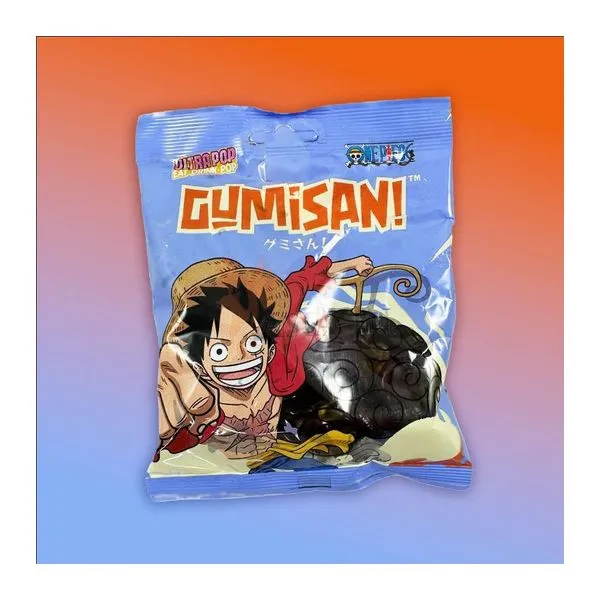 Gumisan One Piece Devil Fruit Luffy gumicukor 180 g-os kiszerelésben