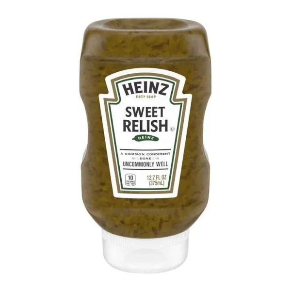 Heinz Squeeze Sweet Relish édes-savanyú uborkaszósz 375 ml-es nyomópalackban