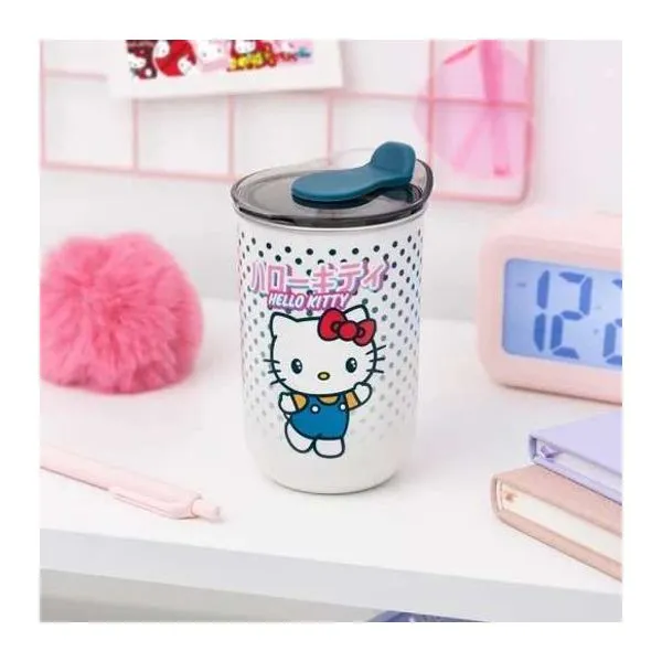 Hello Kitty piros masnis utazóbögre 350 ml-es űrtartalommal