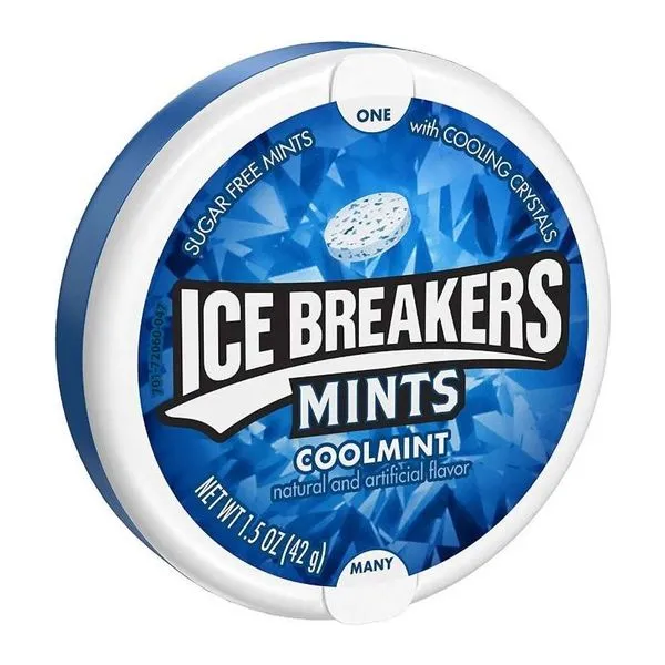 Hershey's Ice Breakers Sugar Free Cool Mint cukormentes cukorka 42 g-os dobozban