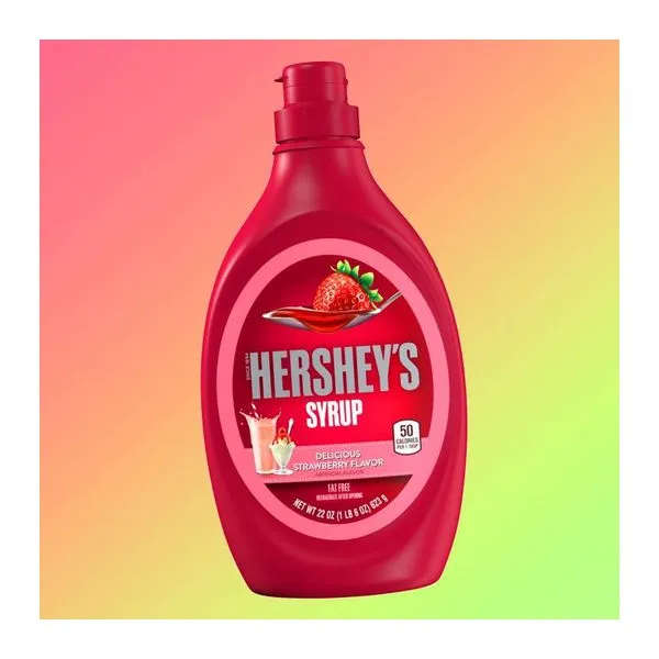 Hershey's Strawberry eper ízű öntet 623 ml-es flakonban