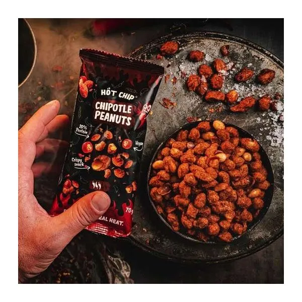 Hot Chip Chipotle Peanuts csípős bundázott mogyoró 70 g-os kiszerelésben