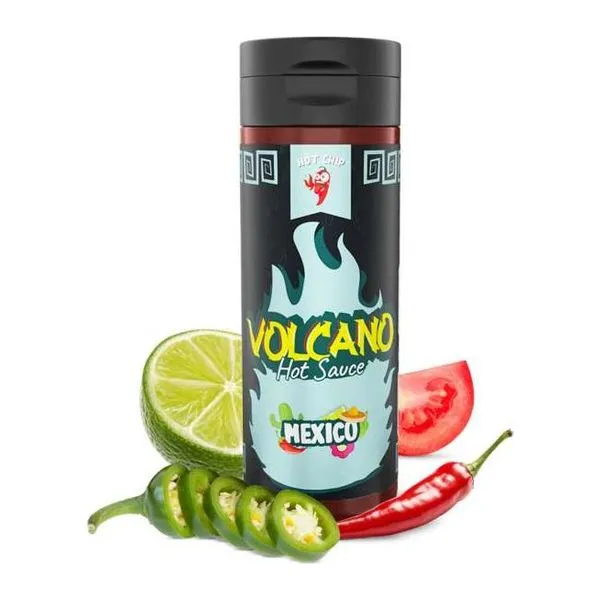 Hot Chip Volcano mexikói chili szósz 270 ml-es üvegben