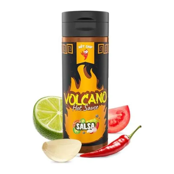 Hot Chip Volcano salsa csípős szósz 270 ml-es üvegben