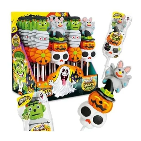 Johny Bee Mallow Scary Party habcukor nyalóka 35 g-os csomagolásban