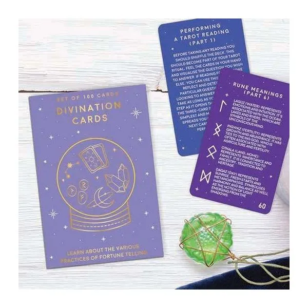 Jóskártya tanuló csomag angol nyelven tarot és rúna témával