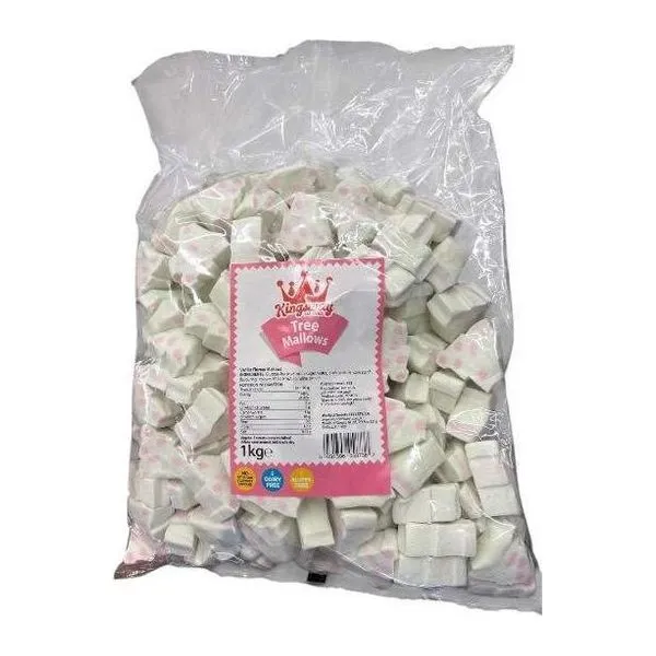 Kingsway Christmas Tree Mallows karácsonyfa formájú vanília ízű mályvacukor 1 kg