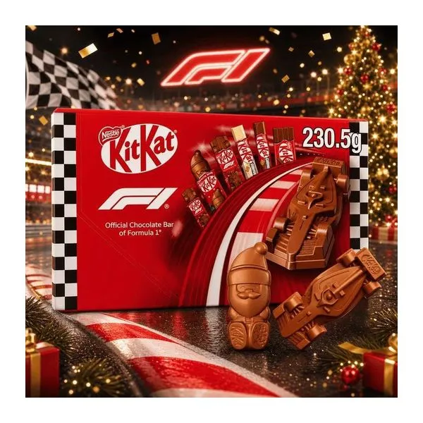 KitKat F1 Collection Box karácsonyi csokoládé válogatás 230g