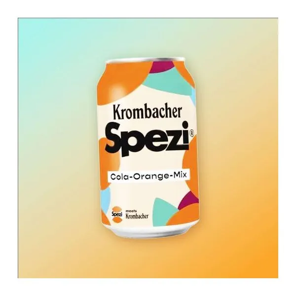 Krombacher Spezi cola-narancs ízű szénsavas üdítő 330 ml-es kiszerelésben