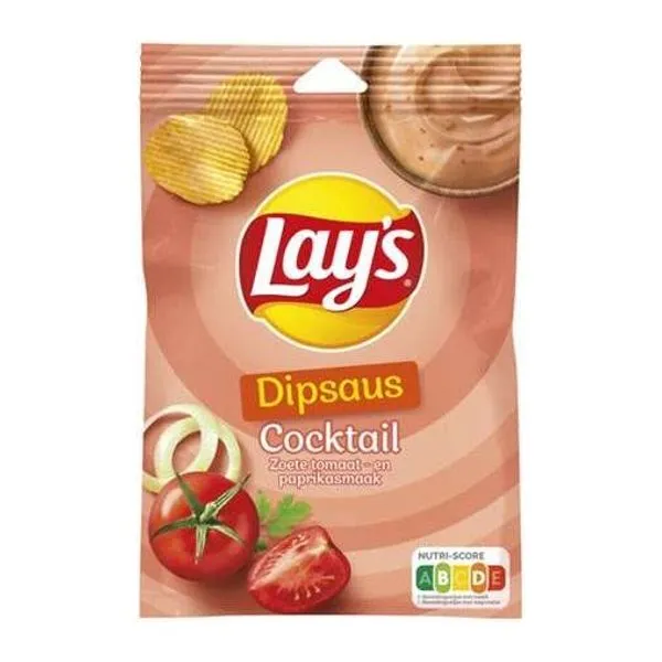 Lay's Mix Dipsaus Cocktail paradicsomos mártogatós szósz alap tasakja