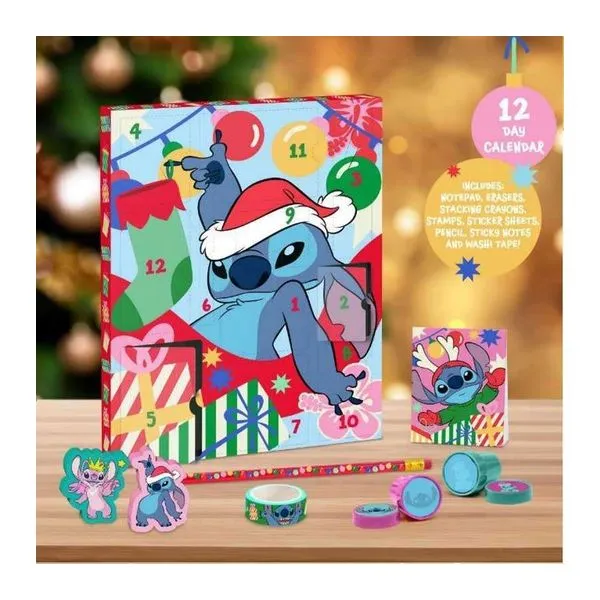 Lilo és Stitch 12 napos adventi naptár írószerekkel