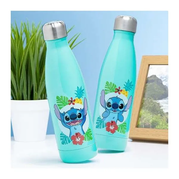 Lilo és Stitch mintás 500 ml-es fém vizes kulacs