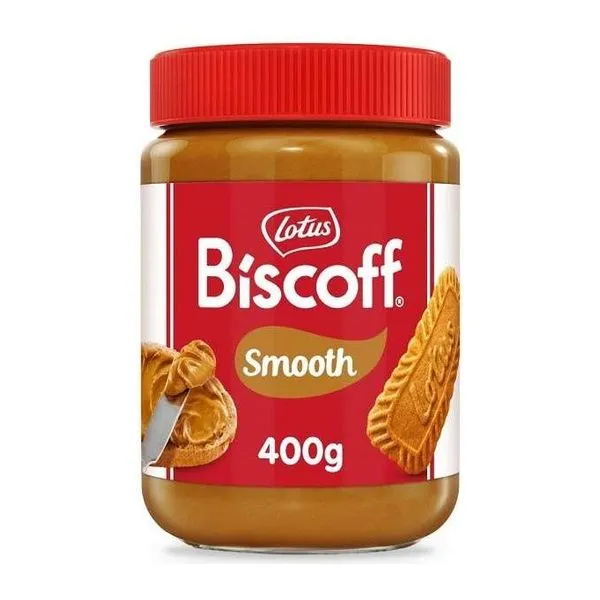 Lotus Biscoff Smooth karamellás keksz krém 400 g-os üvegben