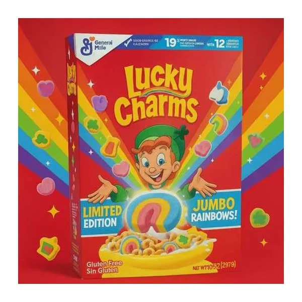 Lucky Charms gabonapehely pillecukor darabkákkal 300 g-os dobozban