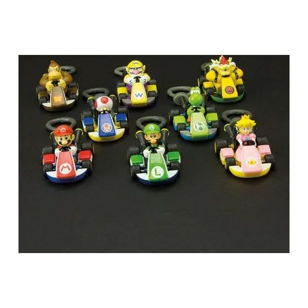 Mario Kart Backpack Buddies meglepetés minifigura kulcstartón