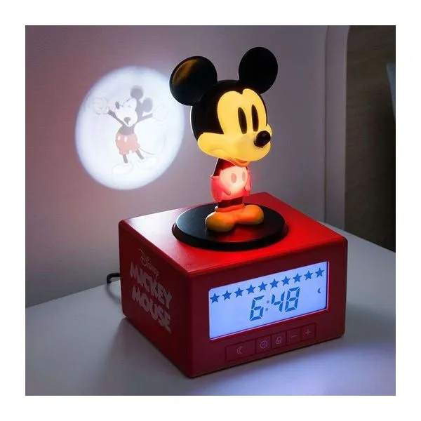Mickey Mouse projektoros digitális ébresztőóra