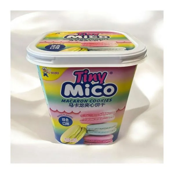 Mico Mixed Macaron vegyes ízű színes keksz 88 g-os csomagja