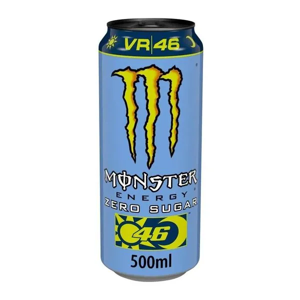 Monster Energy Rossi VR46 Zero cukormentes energiaital 500 ml-es dobozban