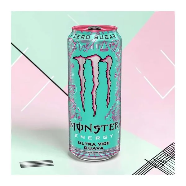 Monster Energy Ultra Vice Guava cukormentes guava ízű energiaital 500 ml-es dobozban