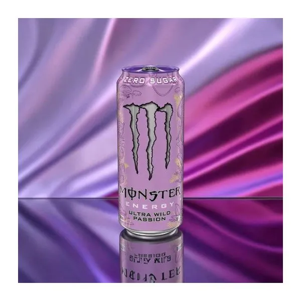 Monster Energy USA Ultra Wild Passion maracuja és citrus ízű energiaital 473 ml-es dobozban