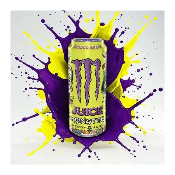 Monster Energy USA Voodoo Grape szőlő ízű energiaital 473 ml-es dobozban