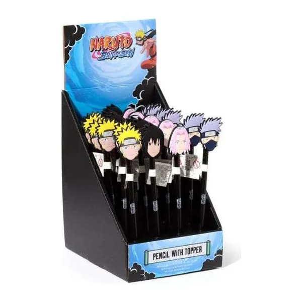 Naruto ceruza PVC topperrel