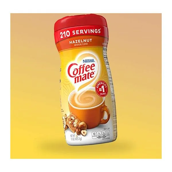 Nestlé Coffee Mate Hazelnut mogyorós kávékrémpor 425 g-os dobozban