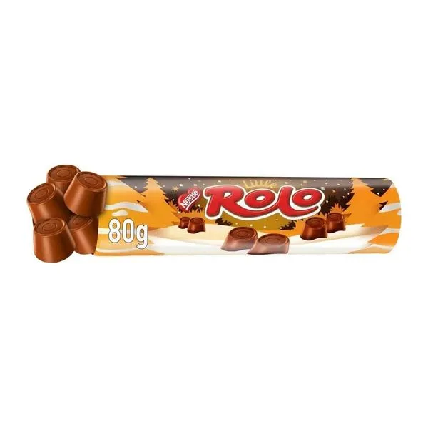 Nestle Little Rolo Milk Chocolate Giant Tube karamellás tejcsokoládé 80g