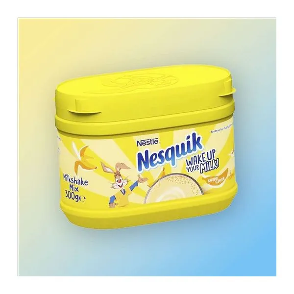 Nestle Nesquik Banana Milkshake Mix banán ízű italpor 300g