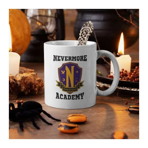 Nevermore Academy címeres fehér kerámia bögre