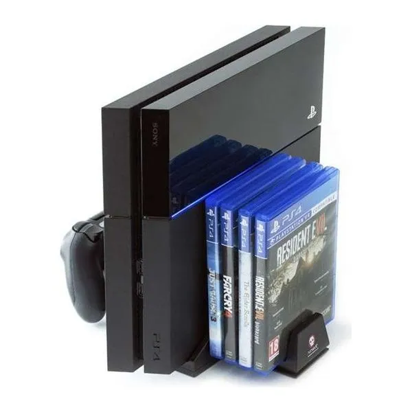 Numskull PlayStation PS4 multifunkciós töltőállomás és konzol tartó