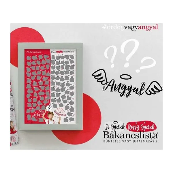 Ördög vagy Angyal kaparós bakancslista poszter gyerekeknek