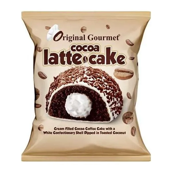 Original Gourmet Chocolate Latte Cake kókuszos-csokoládés sütemény 50 g-os csomagban
