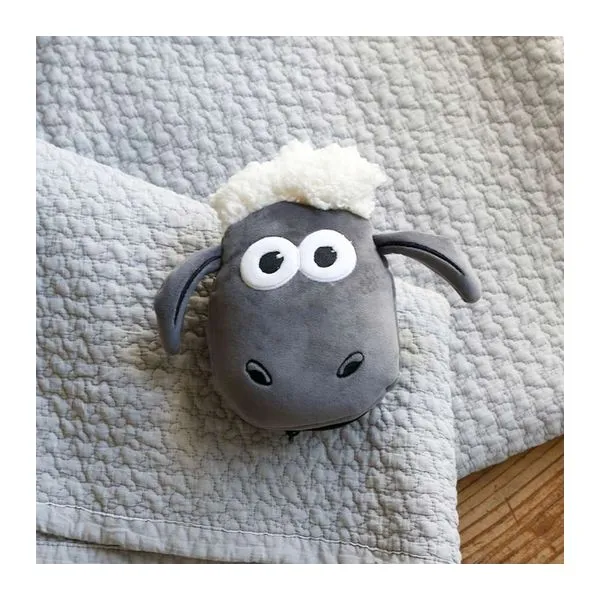 Shaun a bárány formájú összecsukható utazó nyakpárna szemtakaróval