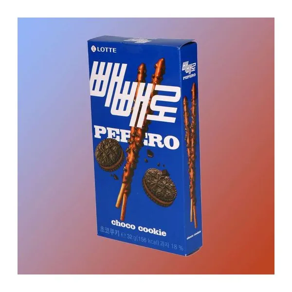 Pepero Choco Cookie csokis kekszes ropi 32 g-os csomagolásban
