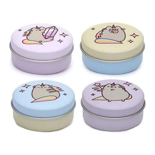 Pusheen Pusheenicorn mintás ajakbalzsam fémdobozban
