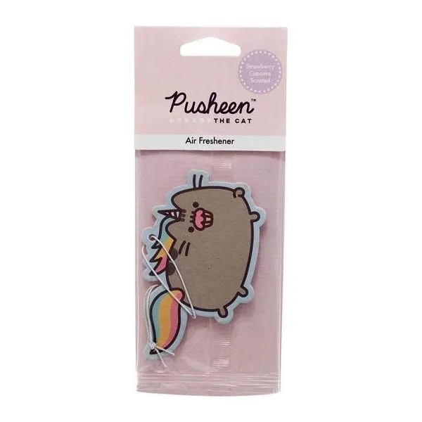 Pusheen Pusheenicorn epres muffint majszoló cicás papír autóillatosító