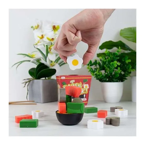 Ramen Stack ramen témájú ügyességi építőjáték dobozban