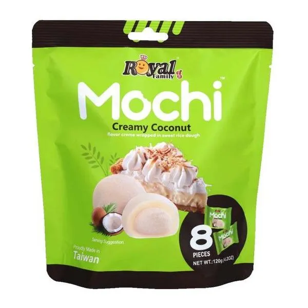 Royal Family Mochi Creamy Coconut krémes kókuszos mochi 120 g-os csomagban