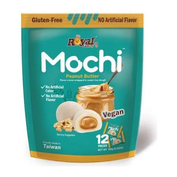 Royal Family Mochi Peanut Butter mogyoróvajas mochi 120 g-os csomagban