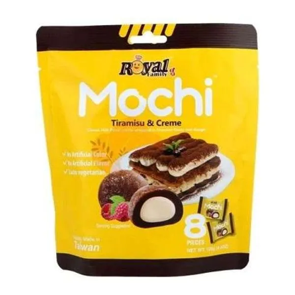 Royal Family Mochi Tiramisu and Creme tiramisu ízű mochi 120 g-os csomagban