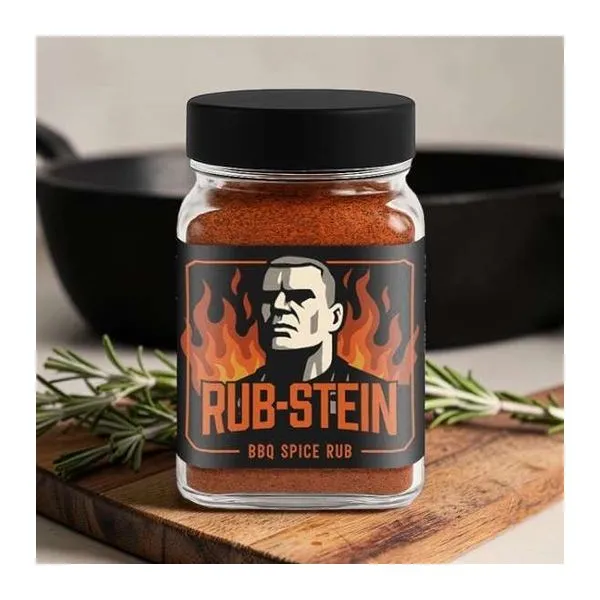 Rub-Stein BBQ Spice Rub csípős-füstös fűszerkeverék 230 g-os kiszerelésben