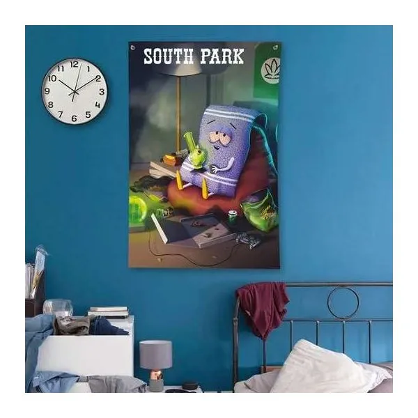 South Park szereplőit ábrázoló nagy méretű faliposzter