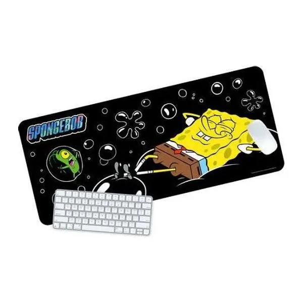 SpongeBob mintás XL gaming egérpad, 70 x 30 cm-es neoprén asztali alátét