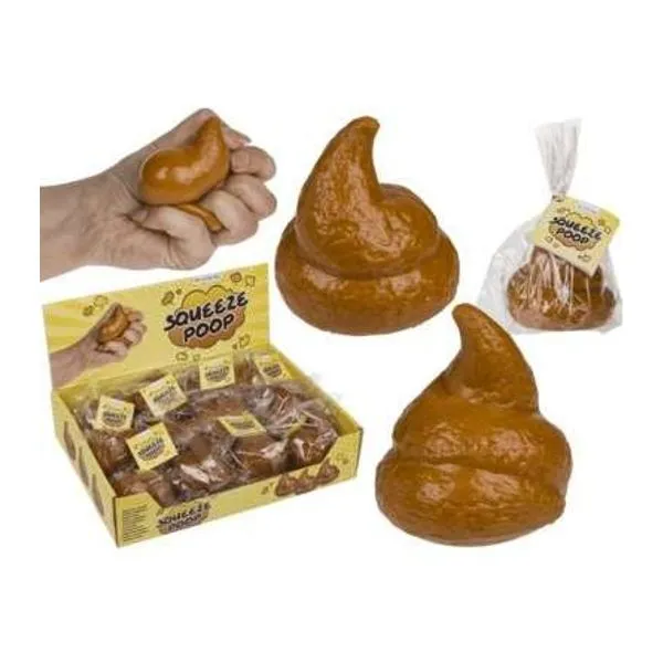 Squeeze Poop kaki alakú nyomkodós stresszoldó játék